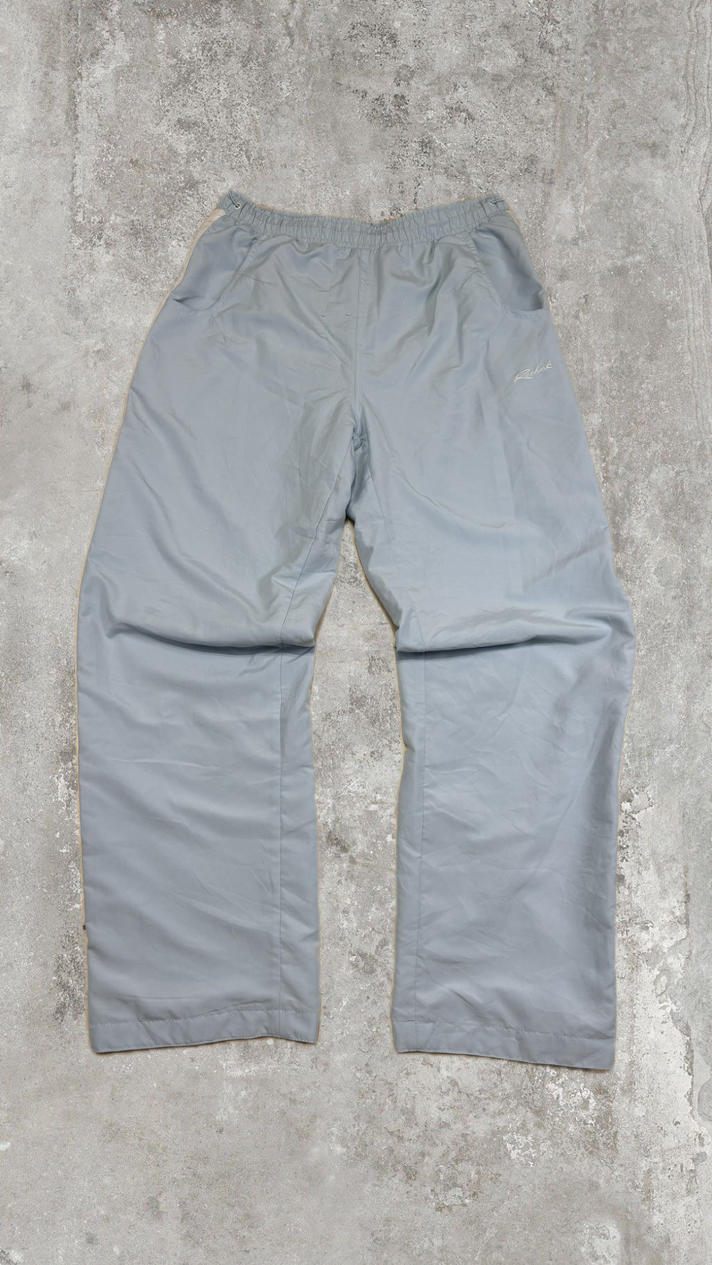 Reebok Vintage Blue Wide Leg Track Pants