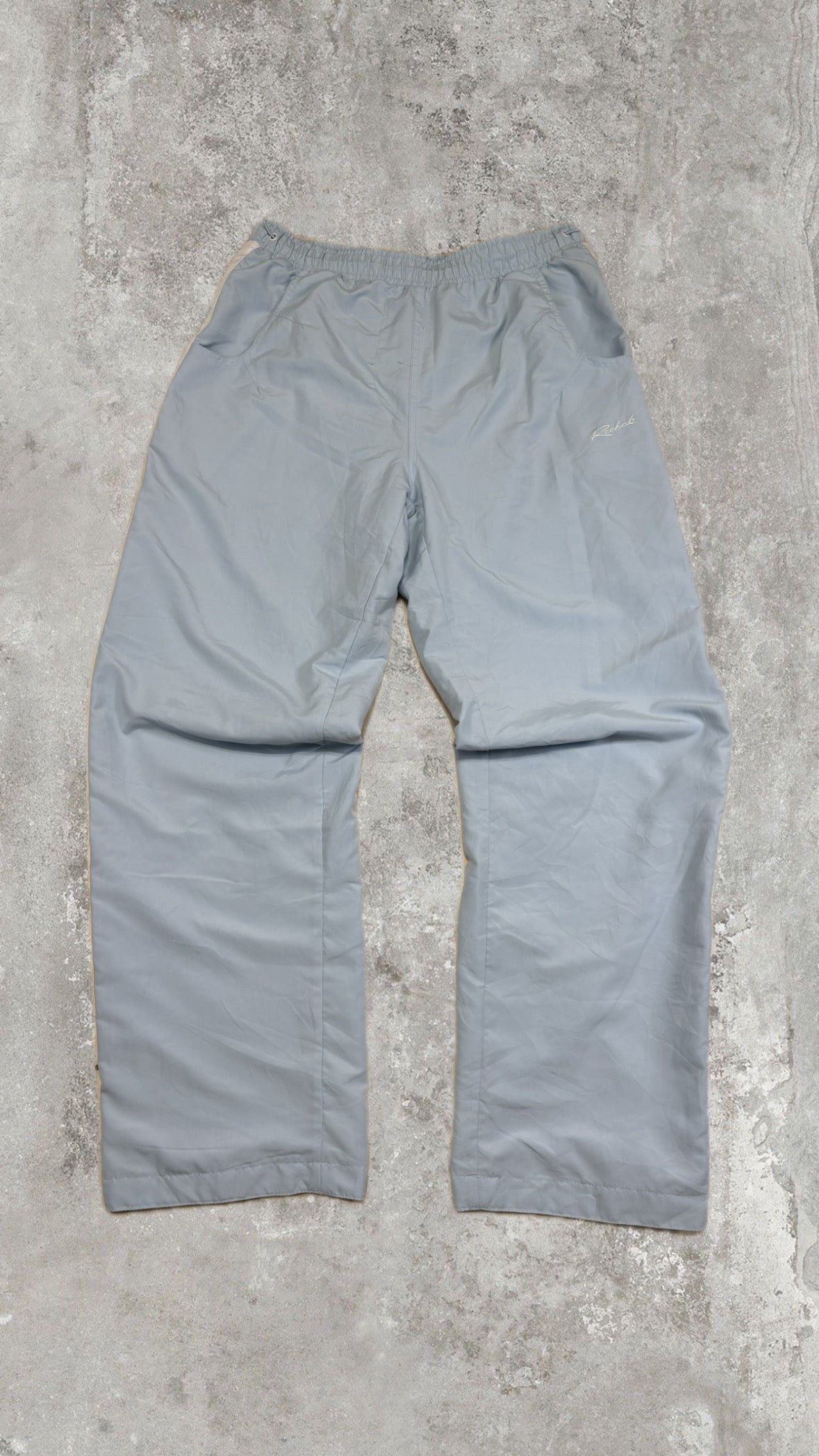 Reebok Vintage Blue Wide Leg Track Pants