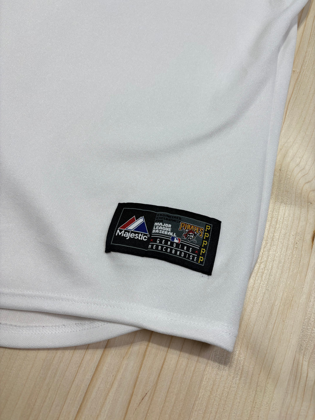 Majestic Pittsburgh Pirates White Button-Up Baseball Jersey