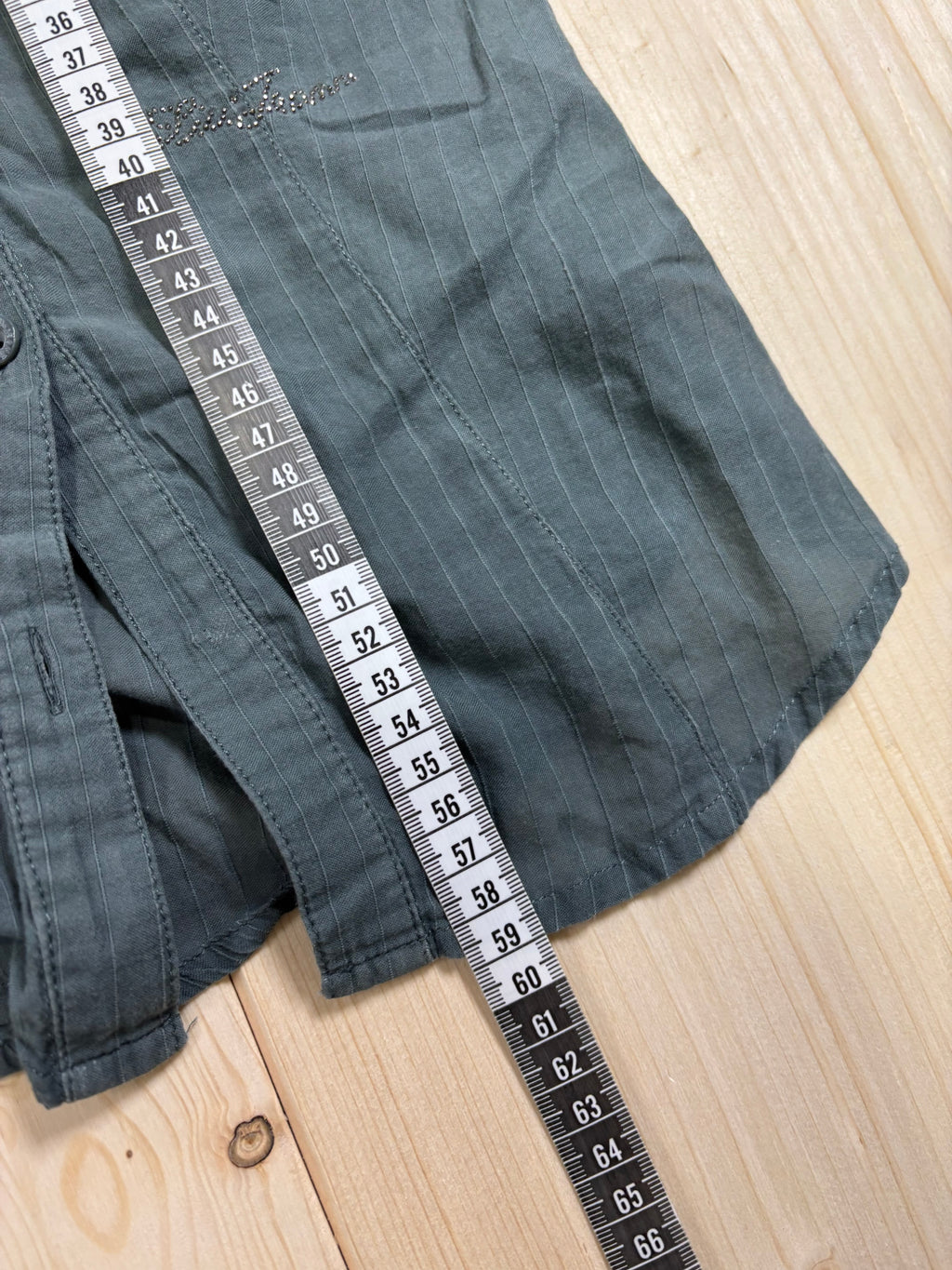 Camicia Donna Liu Jo Jeans Vintage Verde Gessata