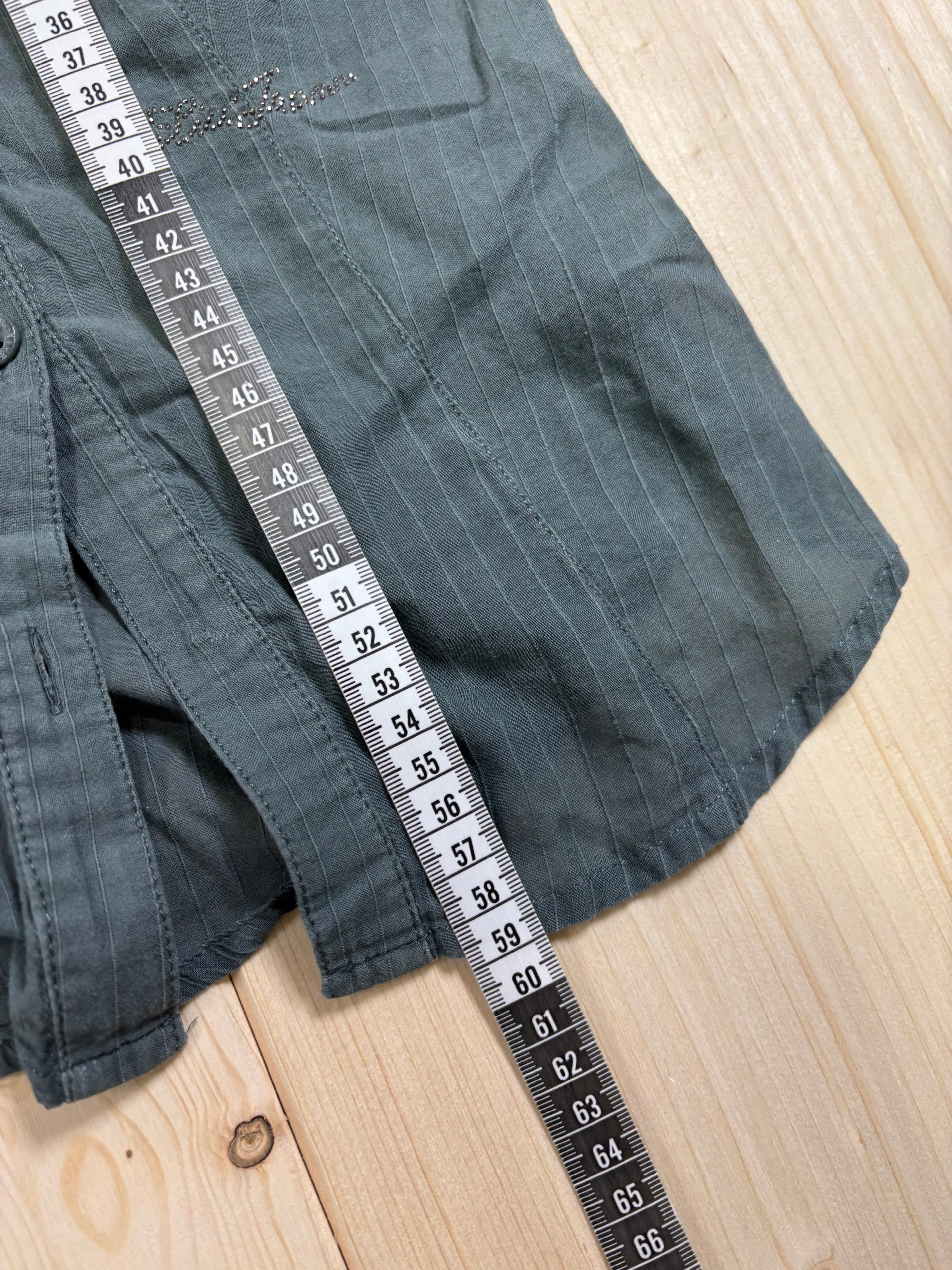 Camicia Donna Liu Jo Jeans Vintage Verde Gessata