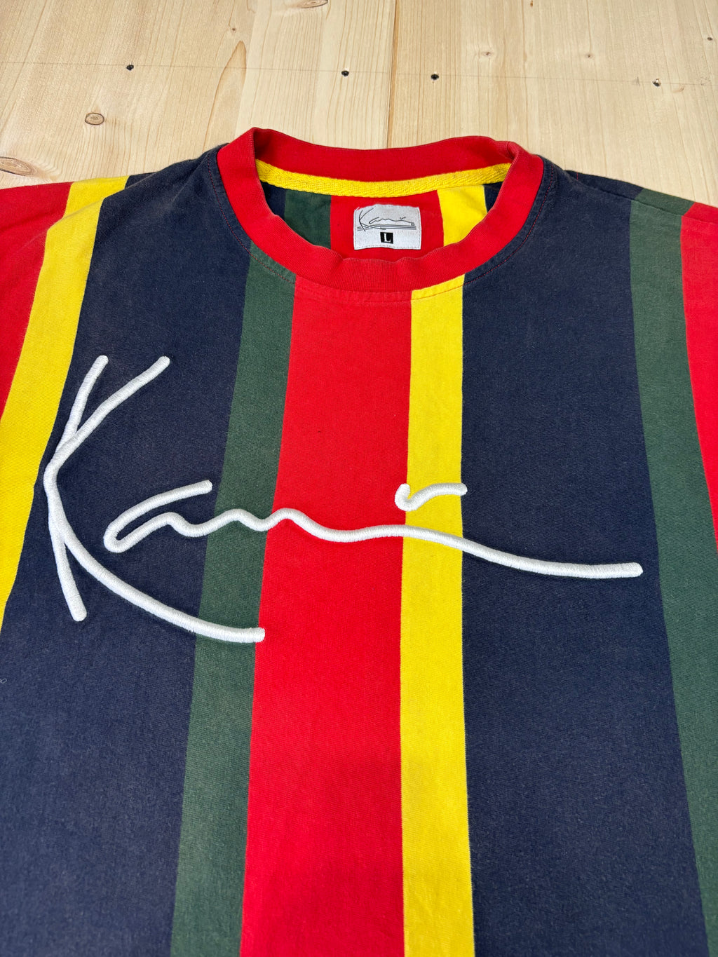 T-Shirt Karl Kani Striped Logo Multicolor