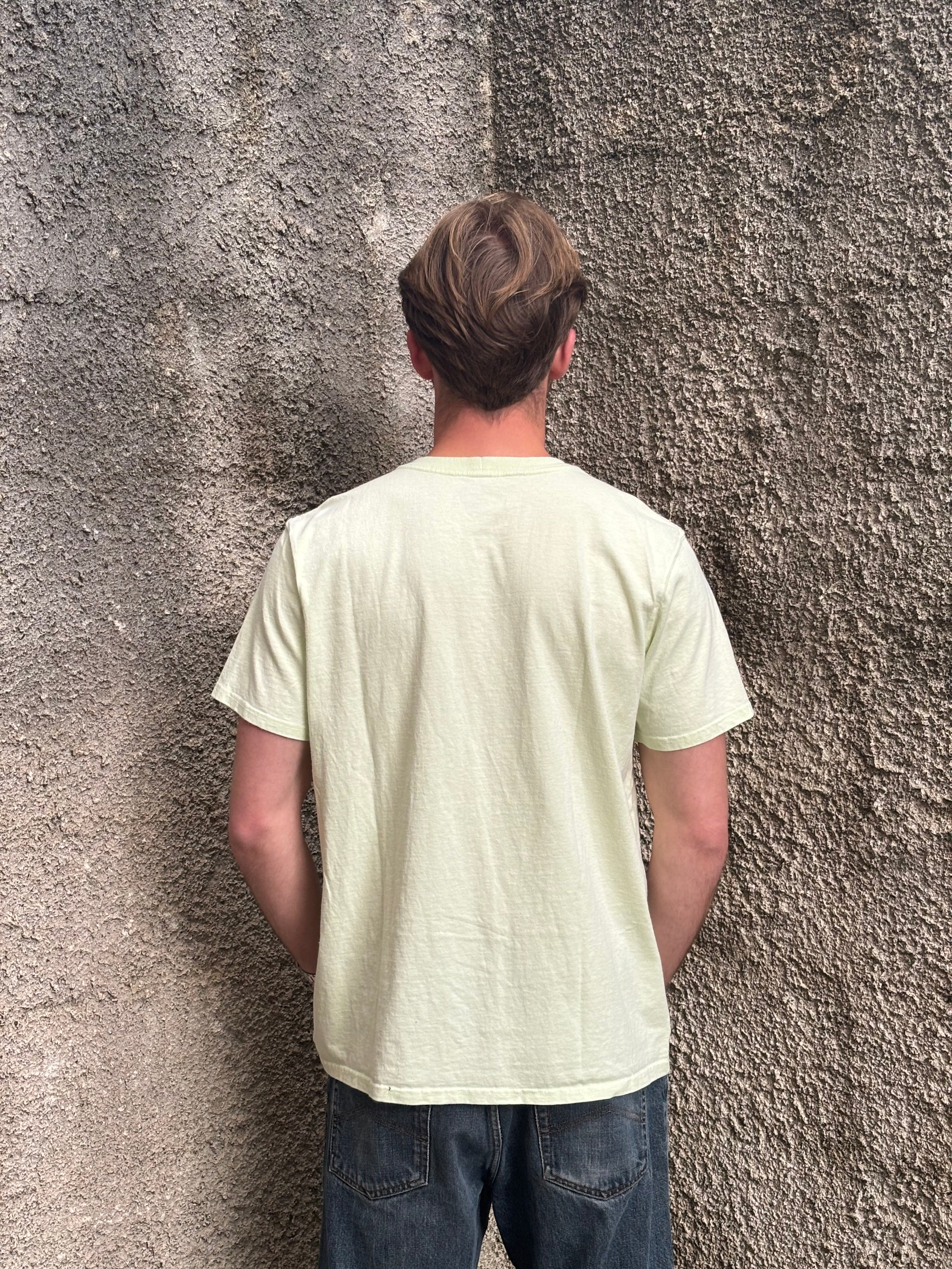 T-Shirt Carhartt Pocket Verde Chiaro Vintage