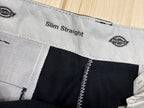 Dickies Black Slim Straight Work Pants