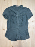 Camicia Donna Liu Jo Jeans Vintage Verde Gessata