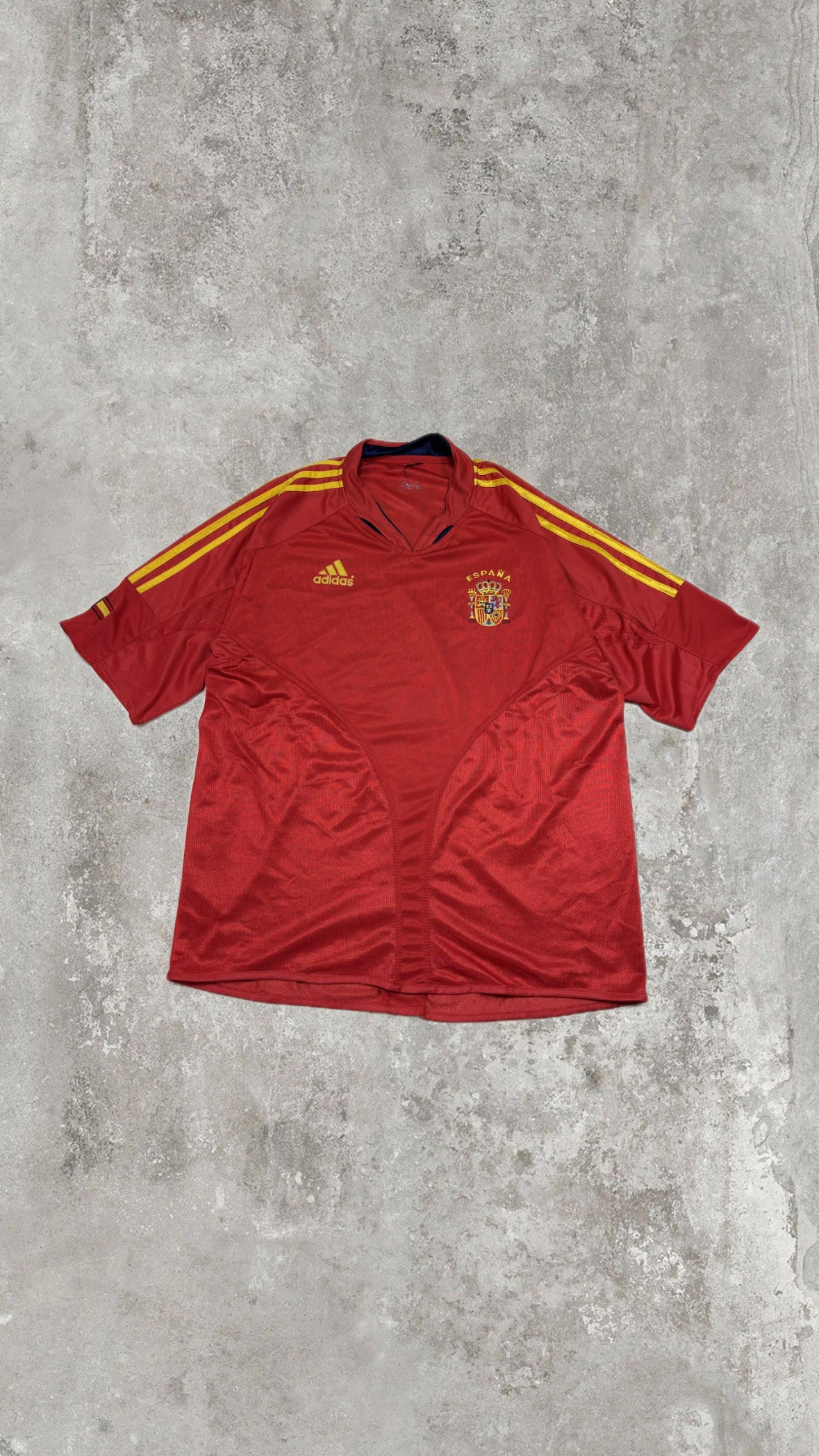 Maglia Nazionale Spagna Home Adidas 2002/04 Climacool Rossa