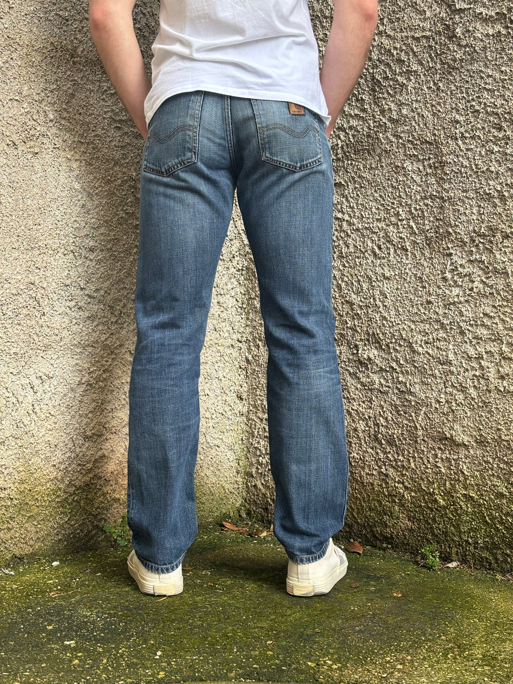 Carhartt Vintage Blue Wash Denim Jeans Straight Leg