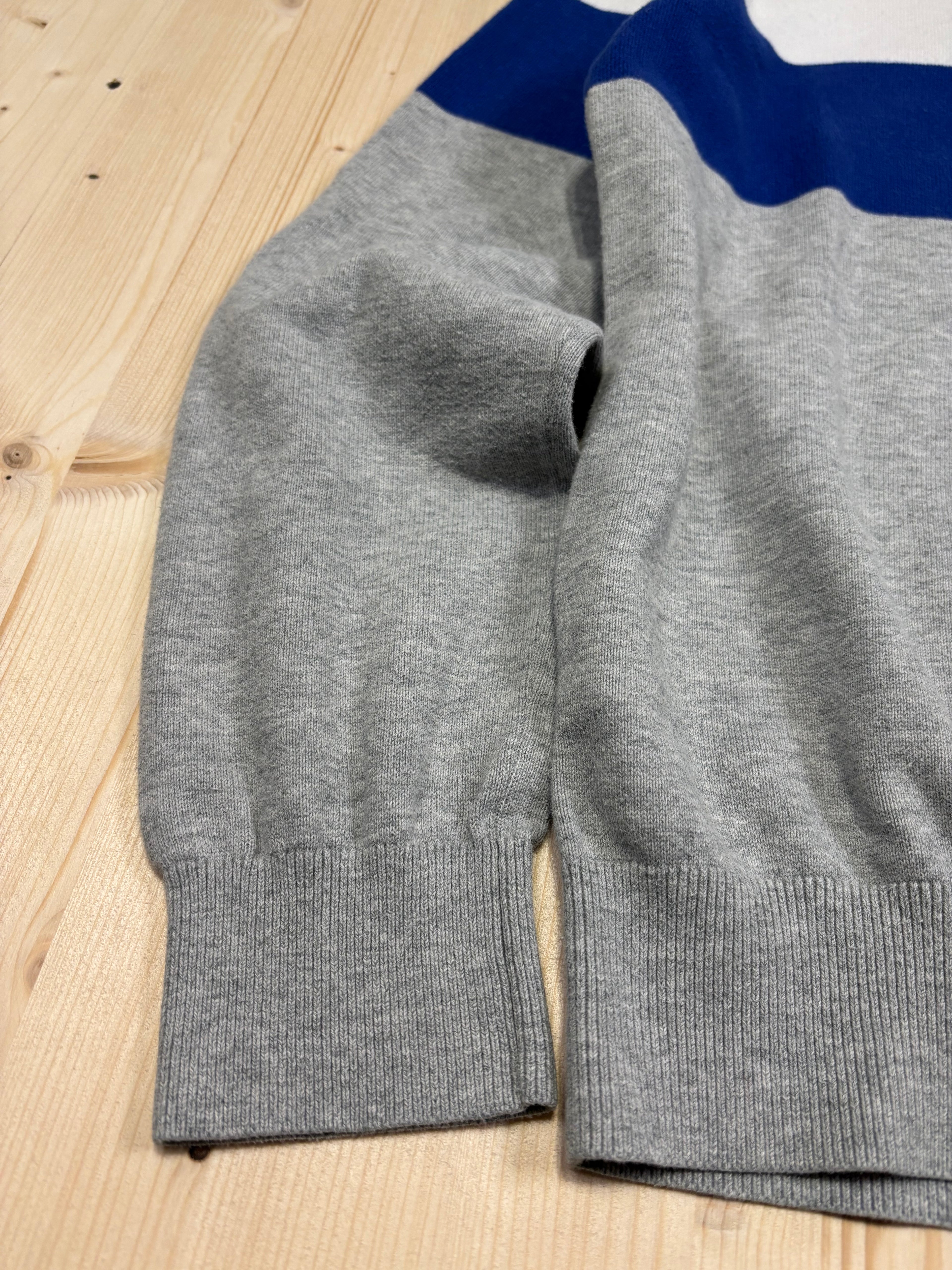 Vintage Tommy Hilfiger Crewneck Sweatshirt – Grey, Navy & White